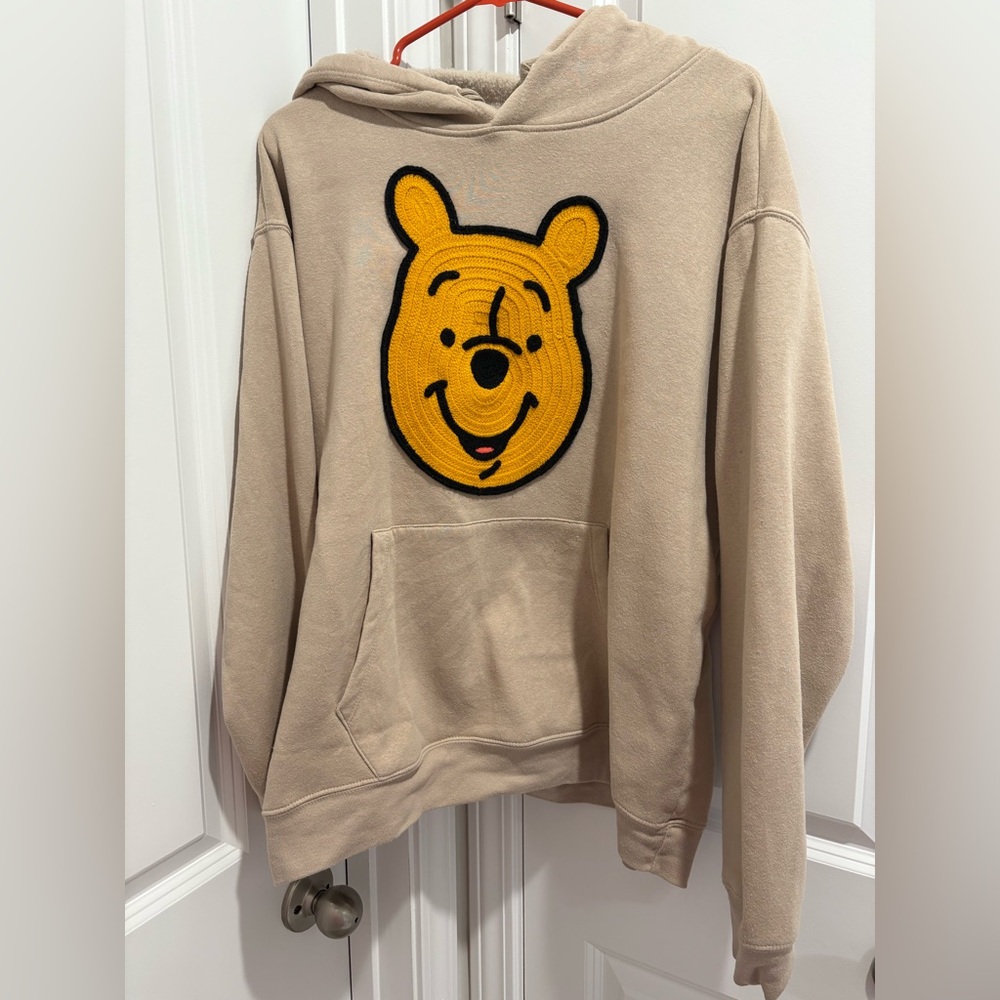 Disney Beige Sweater with Winnie the Pooh Design